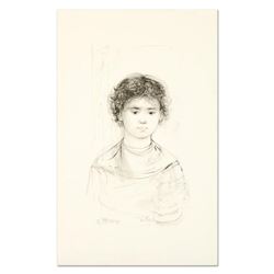 Edna Hibel (1917-2014), "Henri" Limited Edition Lithograph, Numbered and Hand Signed with Certificat