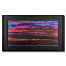 Wyland, "Here Comes the Sun" Hand Signed Original Painting on Canvas with Letter of Authenticity.