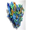 Image 2 : Patricia Govezensky- Original Painting on Cutout Steel "Falling in Love"