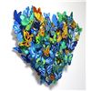 Image 3 : Patricia Govezensky- Original Painting on Cutout Steel "Falling in Love"