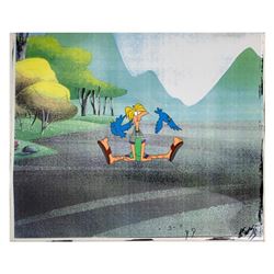 Original Production Cel from the Animated Classic, "The Pink Panther", with Letter of Authenticity.