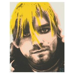 Ringo Daniel Funes (Protege of Andy Warhol's Apprentice, Steve Kaufman), "Kurt's Music Notes (Cobain