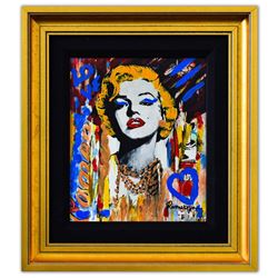 Nastya Rovenskaya- Mixed Media "Marilyn Monroe II"