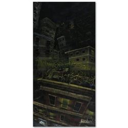 "Roof Party" Limited Edition Giclee on Canvas by David Garibaldi, R Numbered and Signed. This piece 