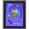Image 2 : Peter Max- Original Mixed Media "Without Borders Ver. III #95"