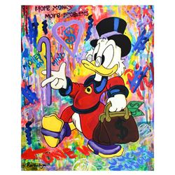 Nastya Rovenskaya- Mixed Media "Uncle Scrooge"