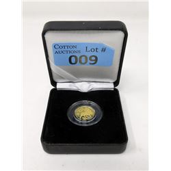 1/10 Oz. 2021 Year of the Ox .9999 Gold Round