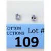Image 1 : New 1 CT Tanzanite Sterling Silver Earrings