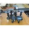 Image 1 : 7 New Metal Taper and Pillar Candle Holders