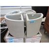 Image 1 : Pair of New 9" Gray Ficonstone Corner Planters