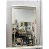 Image 1 : Brass Framed Wall Mirror - 20" x 32"