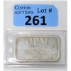 Image 1 : 1 Oz. Ohio Precious Metals .9995 Silver Bar