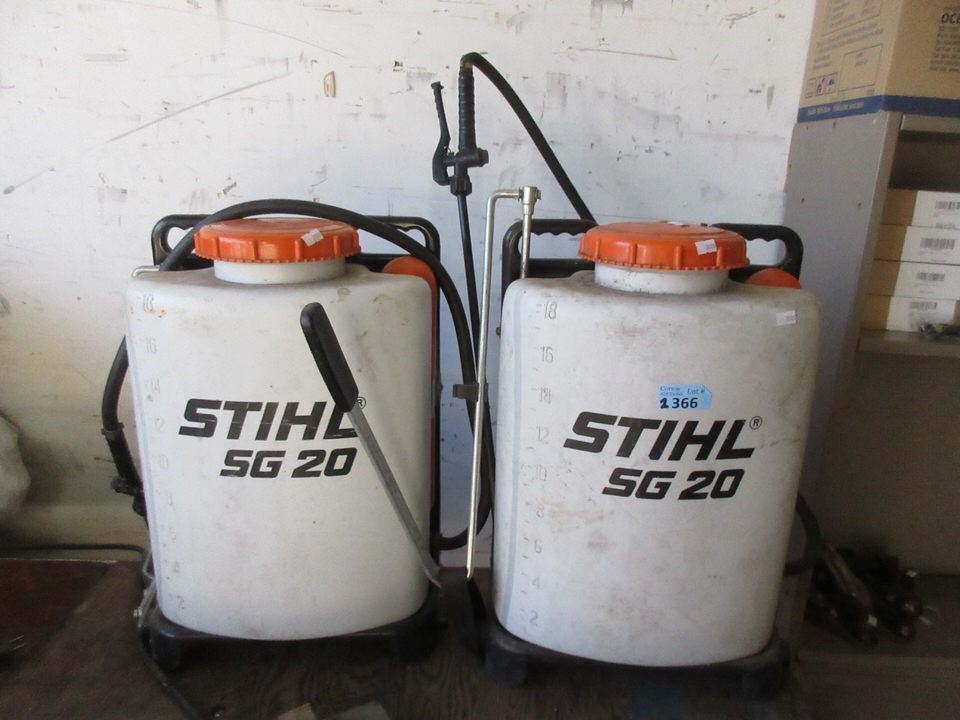 2 Stihl SG 20 Back Pack Sprayers