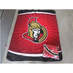 12 New "Ottawa Senators" Fleece Throws