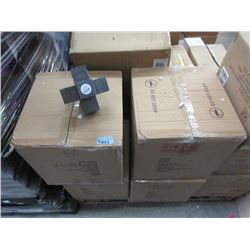 4 Cases of 8 New Metal Look Home Decor