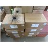 Image 1 : 8 Cases of 4 New Black and Gold Metal Wall Decor