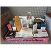 Image 1 : Box of Assorted Bath and Beauty Products