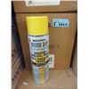 Image 1 : 2 Cases of 12 Yellow Marking Spray Paint
