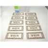 Image 2 : 10 WWII Japanese Invasion Ten Peso Bank Notes