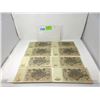 Image 1 : 8 Russian 1910 Pre Revolution 100 Roubles Bills