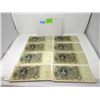 Image 2 : 8 Russian 1910 Pre Revolution 100 Roubles Bills