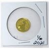 Image 2 : 1/10 Oz 2021 Britannia .9999 Fine Gold Coin