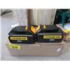 Image 1 : Box of 2 New DeWalt Cordless Tool Battery Packs