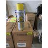 Image 1 : 2 Cases of 12 Yellow Aerosol Spray Paint