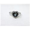 Image 1 : Sterling Silver Mystic Topaz & Diamond Ring