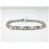 Image 1 : Mother of Pearl & Diamond Tennis Bracelet