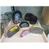 Image 1 : 8 Polished One Side Agate & Agate Crystal Pieces