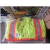 Image 1 : New Condor XL Lime Hi-Viz Safety Jacket