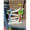Image 1 : 5 Wood Car Ramp Toys with 4 Cars