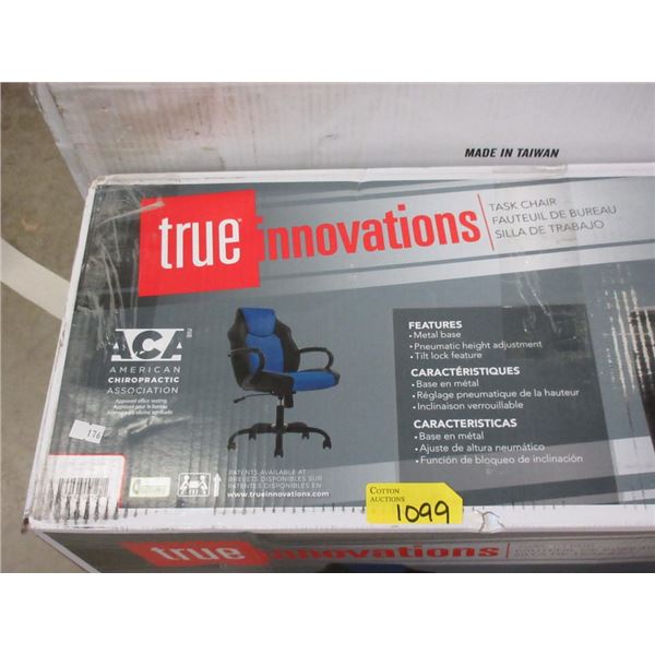 True Innovations Black and Blue Task Chair