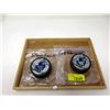 Image 1 : Signed Lee Stempniak & Steve Sullivan Pucks