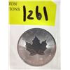 Image 1 : 1 Oz .9999 Fine Silver 2020 Canada Maple Leaf Coin