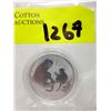 Image 1 : 1/2 Oz. Fine Silver 2016 "Year of the Monkey" Coin