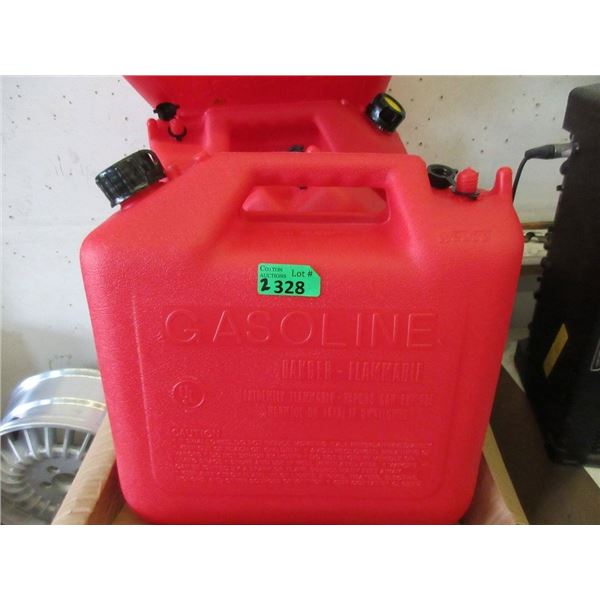 2 New 20 Litre Gas Cans