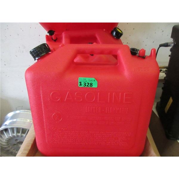 2 New 20 Litre Gas Cans