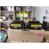 Image 1 : Box of 2 New 20 Volt Rechargeable Batteries