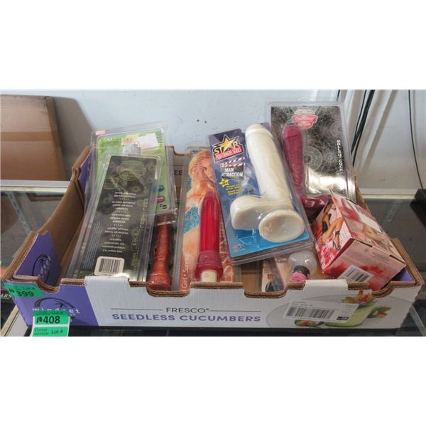 10 Assorted New Sex Toys in Sealed Packages