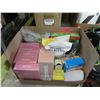 Image 1 : Box Lot of Beauty Products and Cleaning Supplies