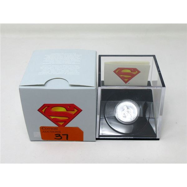 2013 Canadian .9999 Silver "Superman" $10 Coin