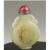 Image 4 : A WHITE JADE SNUFF BOTTLE QING DYNASTY.