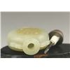 Image 6 : A WHITE JADE SNUFF BOTTLE QING DYNASTY.