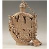 Image 2 : A SILVER BUDDHA SNUFF BOTTLE & PENDANT QING DYNASTY.