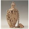 Image 4 : A SILVER BUDDHA SNUFF BOTTLE & PENDANT QING DYNASTY.