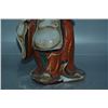 Image 6 : A PORCELAIN ENAMEL BUDDHA FIGURE QING DYNASTY.