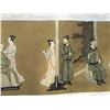 Image 4 : A RARE INK & COLOR FAMILLE ROSE PAINTING QING DYNASTY.