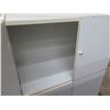 Image 2 : White 4 Door Cabinet w/ 2 Inner Shelves Each